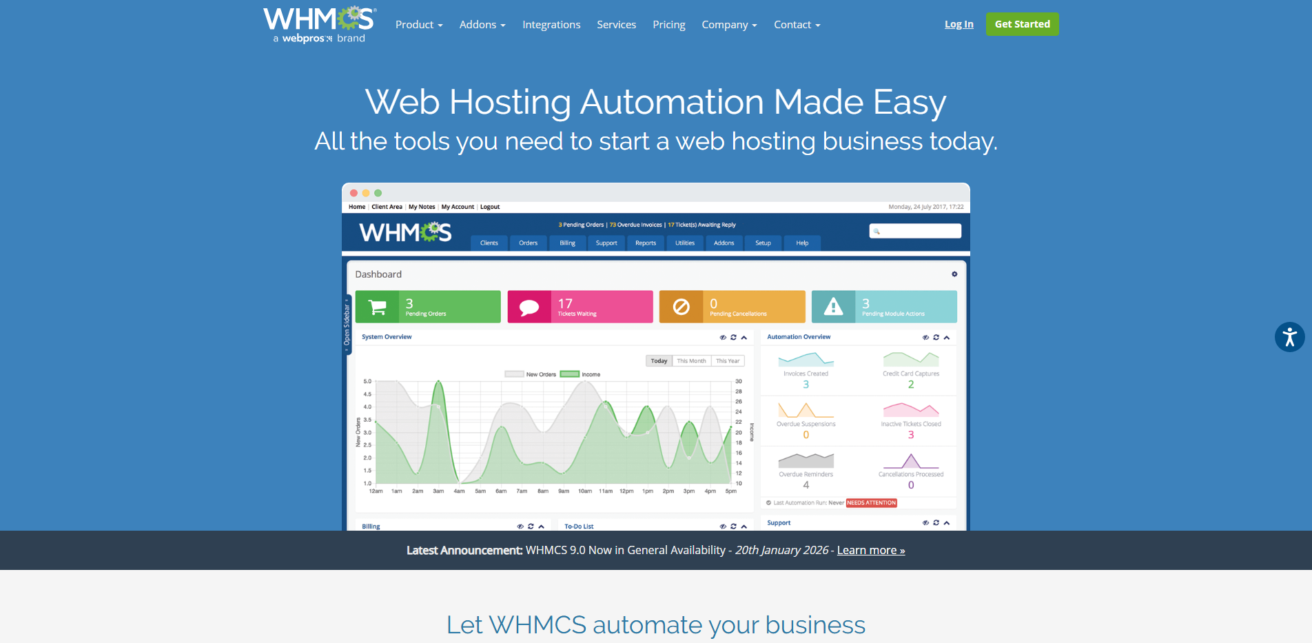 WHMCS | Web Hosting Billing &amp; Automation Platform